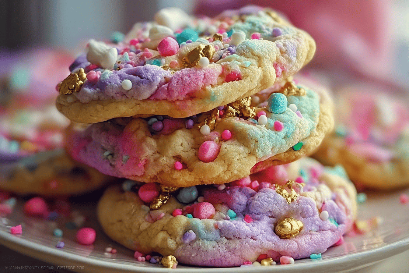 Unicorn Poop Cookies Recipe With Colorful Frosting And Sprinkles 7 Unicorn Poop Cookies
