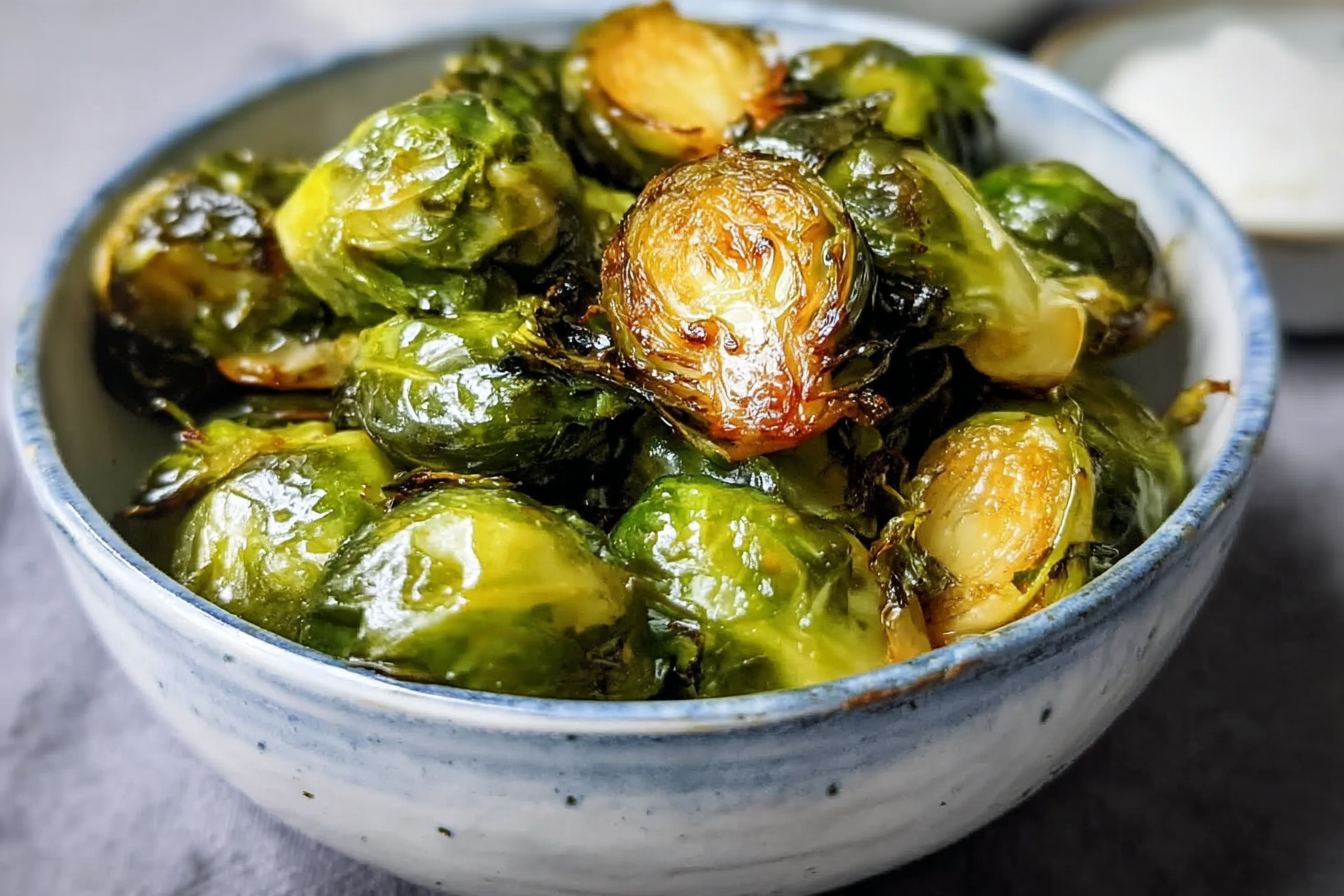 Air Fryer Brussels Sprouts Crispy And Tender In Minutes 6 Air Fryer Brussels Sprouts