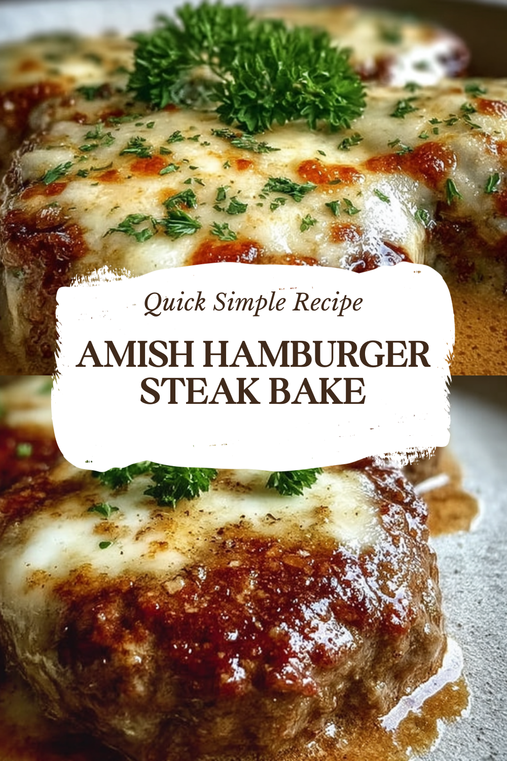 Amish Hamburger Steak Bake