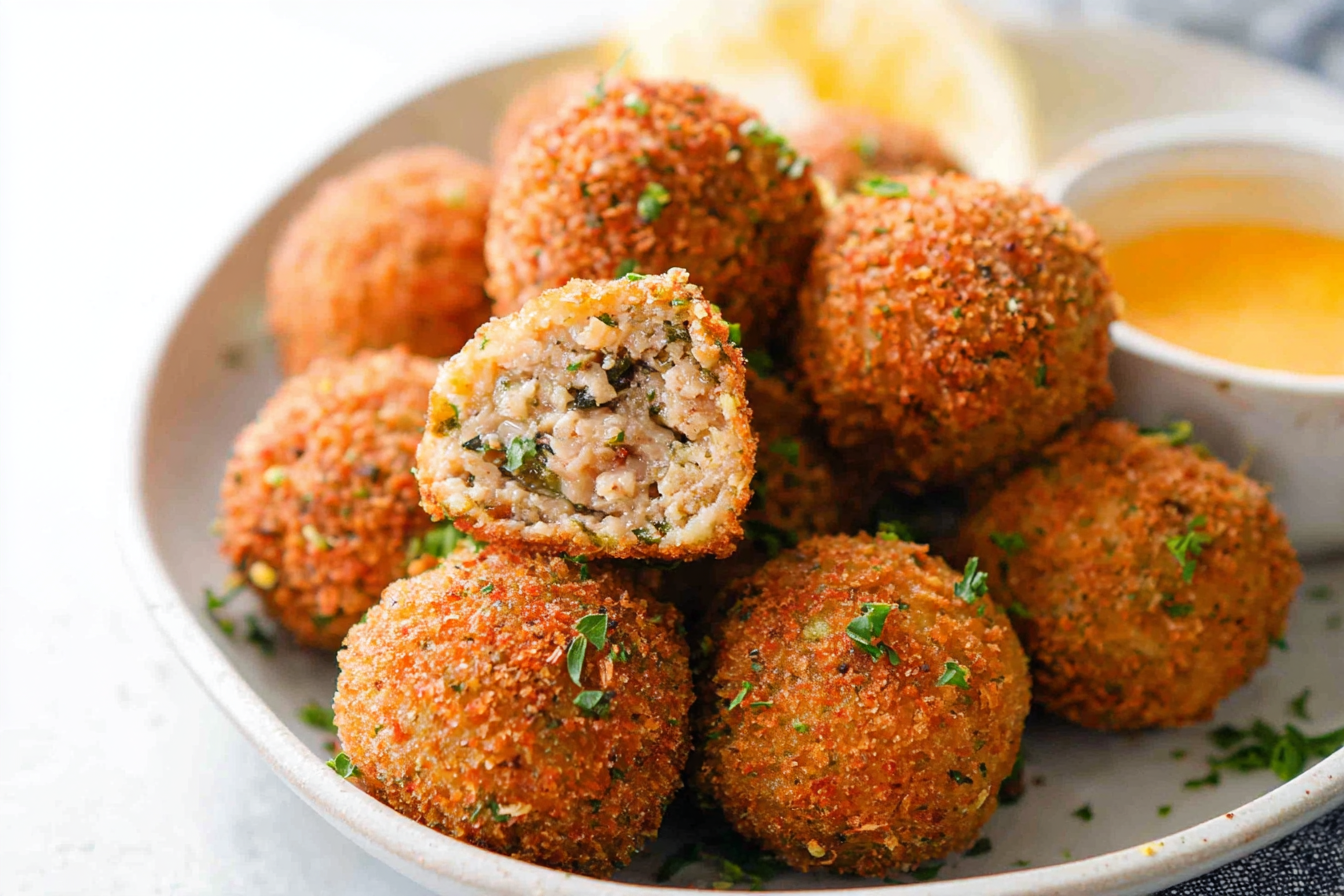 Baked Boudin Balls Recipe Crispy Comfort With Cajun Flavor 6 Boudin Balls