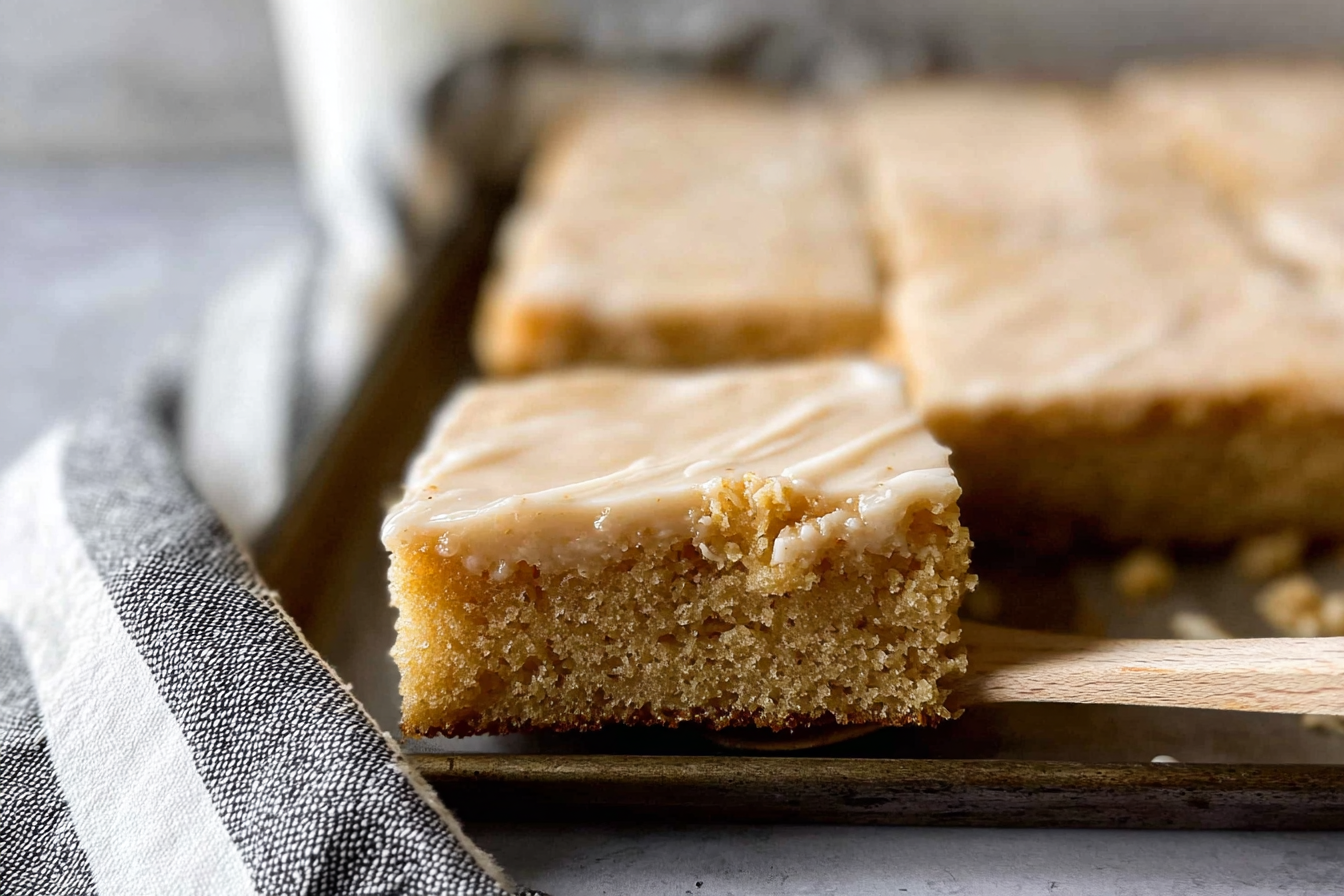 Browned Butter Sheet Cake