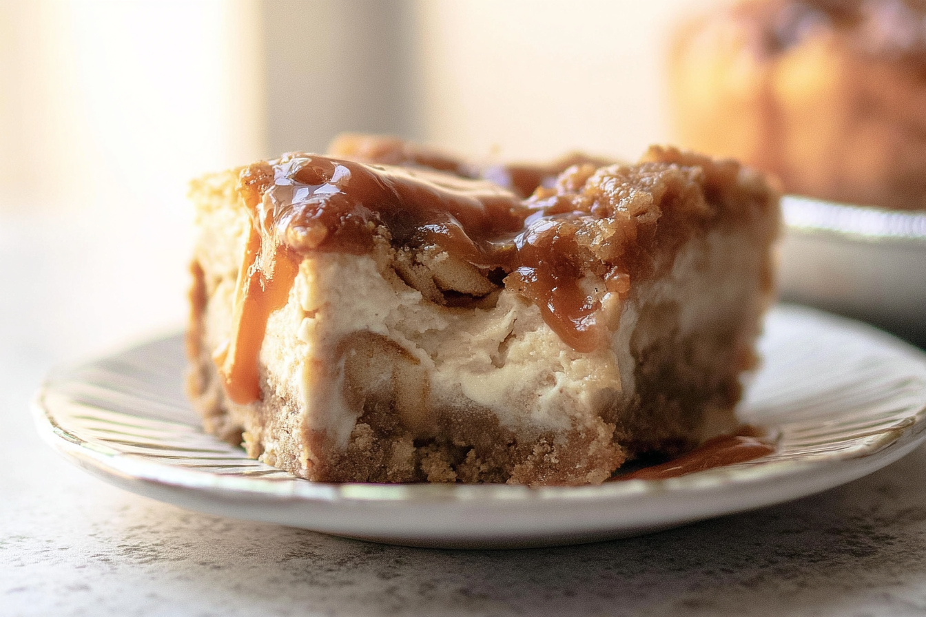 Caramel Apple Bars: The Perfect Cheesecake Treat 6 Caramel Apple Cheesecake Bars
