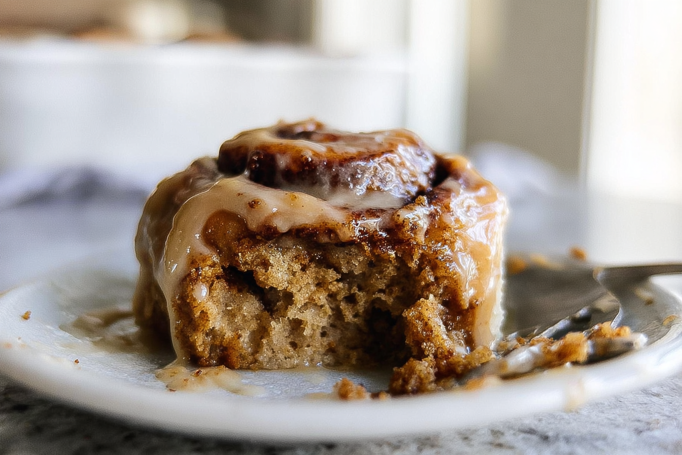Caramel Gingerbread Cinnamon Rolls