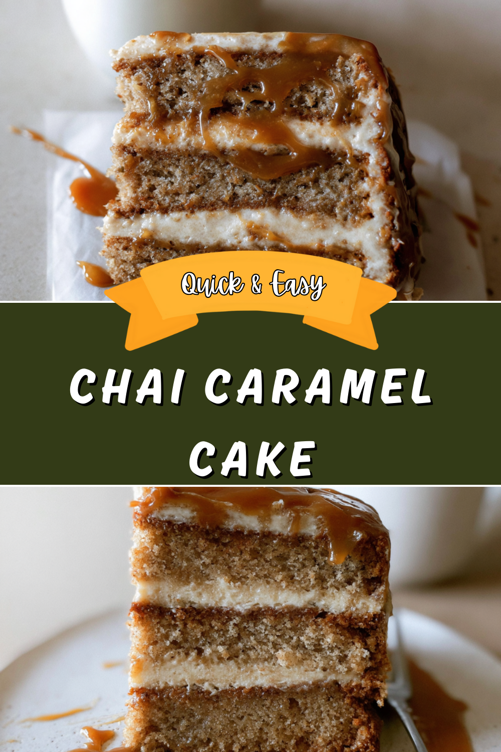Chai Caramel Cake