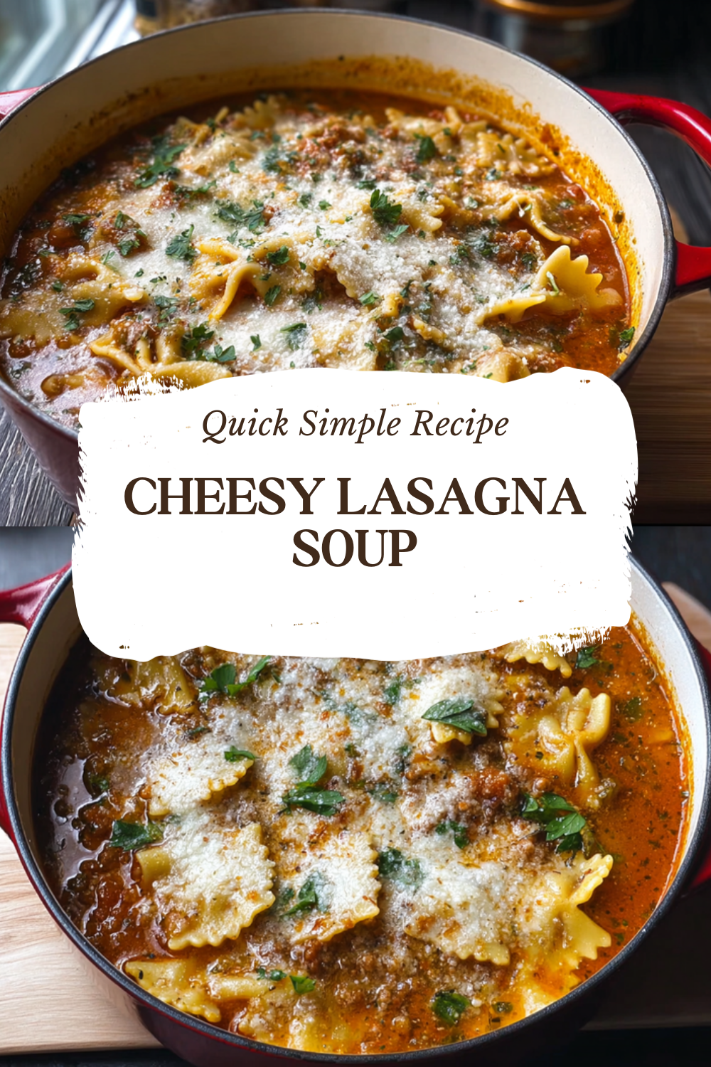 One Pot Lasagna Soup Recipe Easy And Delicious For Busy Weeknights 7 Cheesy Lasagna Soup