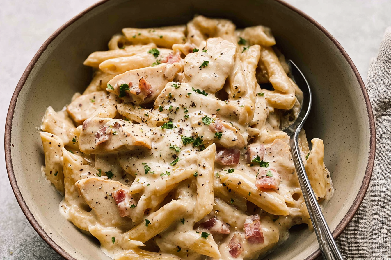 Chicken Cordon Bleu Pasta