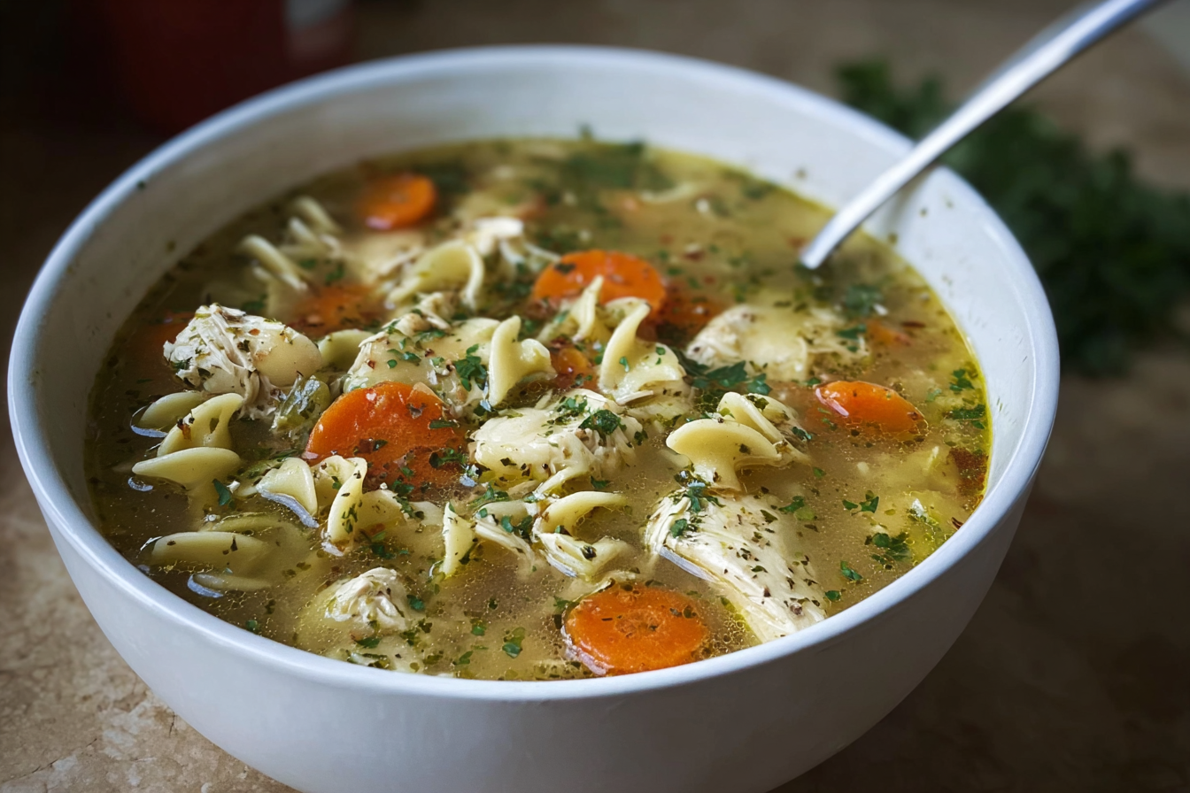 Chicken Noodle Soup Recipe For Comfort And Easy Homemade Flavor 6 Chicken Noodle Soup