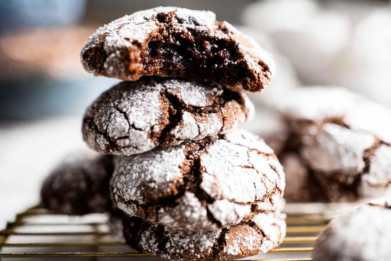 Chocolate Crinkle Cookies