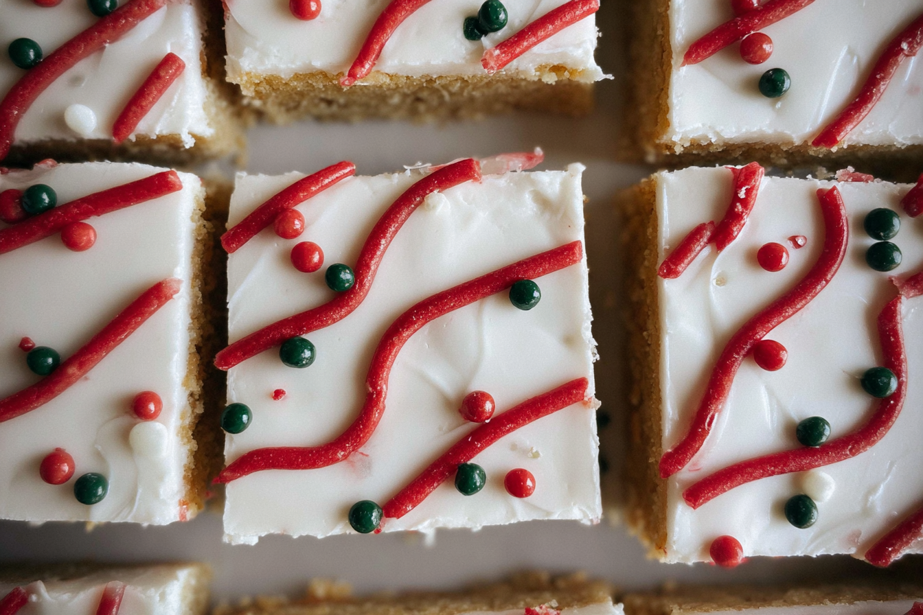 Christmas Sugar Cookie Bars