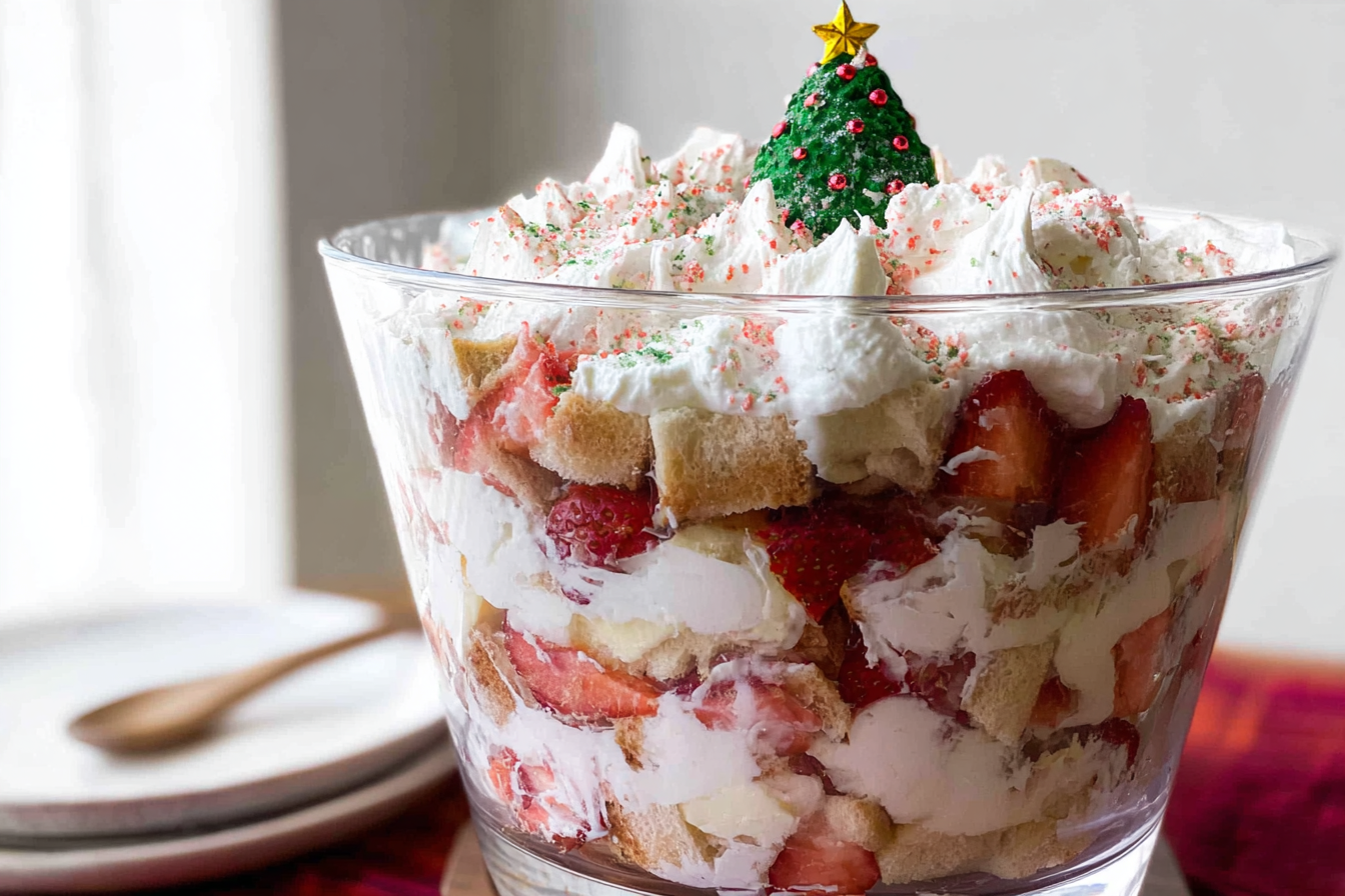 Christmas Tree Cake Trifle Recipe With Easy Festive Layers 6 Christmas Tree Trifle
