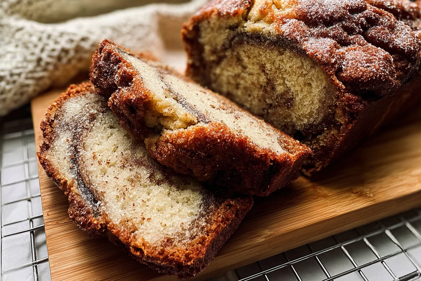 Cinnamon Swirled Banana Bread Recipe With Warm Spice Flavor 6 Cinnamon Swirl Banana Bread