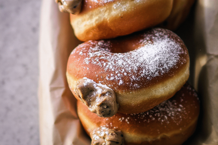 Coffee Custard Filled Donuts 14.Png