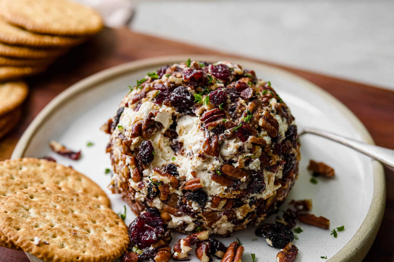Cranberry Pecan Cheese Ball Recipe For Delicious Holiday Appetizers 6 Cranberry Pecan Cheese Ball