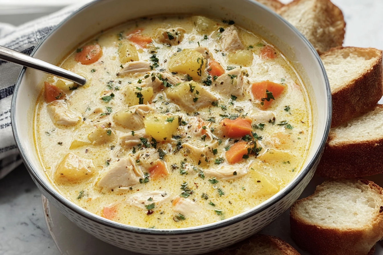 Homemade Cream Of Chicken Soup Recipe With Simple Ingredients And Rich Flavor 6 Creamy Chicken Maryland Soup