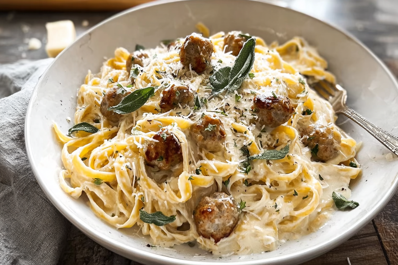 Creamy Sausage Alfredo Recipe