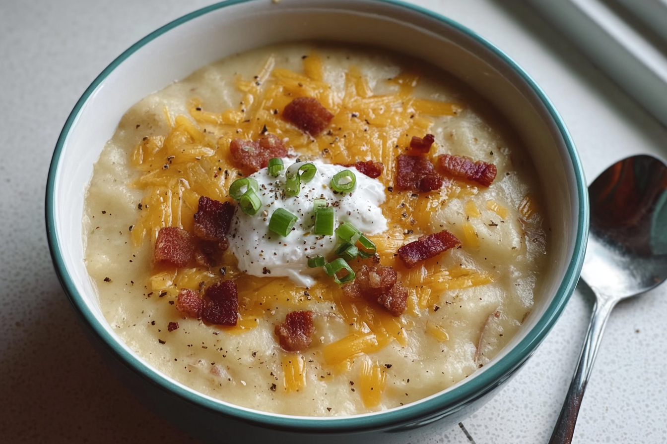 Crock Pot Loaded Baked Potato Soup Recipe For Easy Comfort Food 6 Crockpot Baked Potato Soup