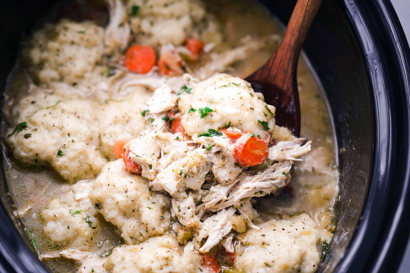 Crockpot Chicken And Dumplings