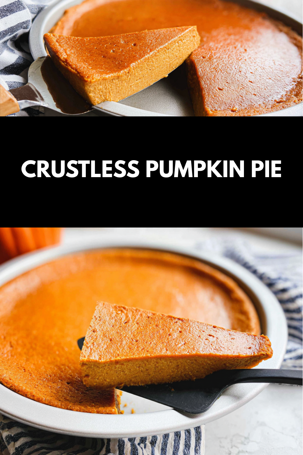 Crustless Pumpkin Pie