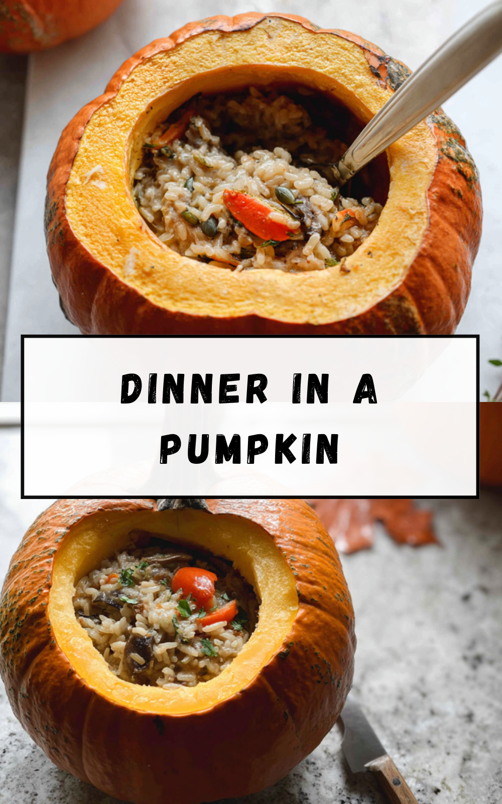 Dinner In A Pumpkin