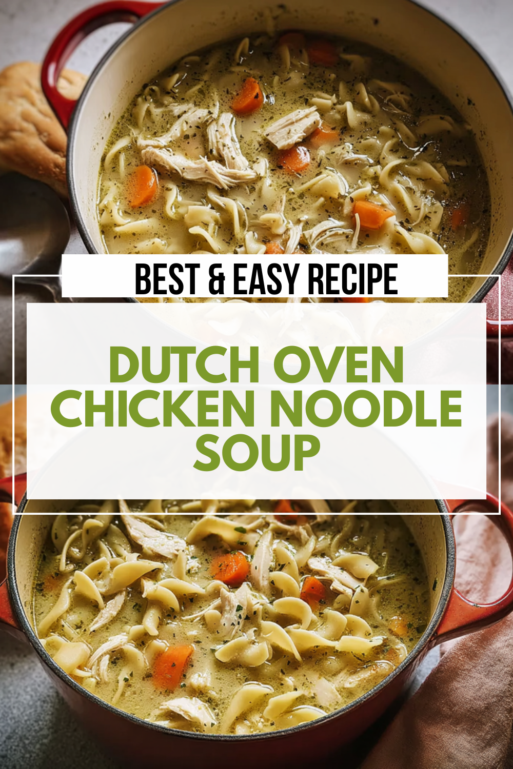 Dutch Oven Chicken Noodle Soup