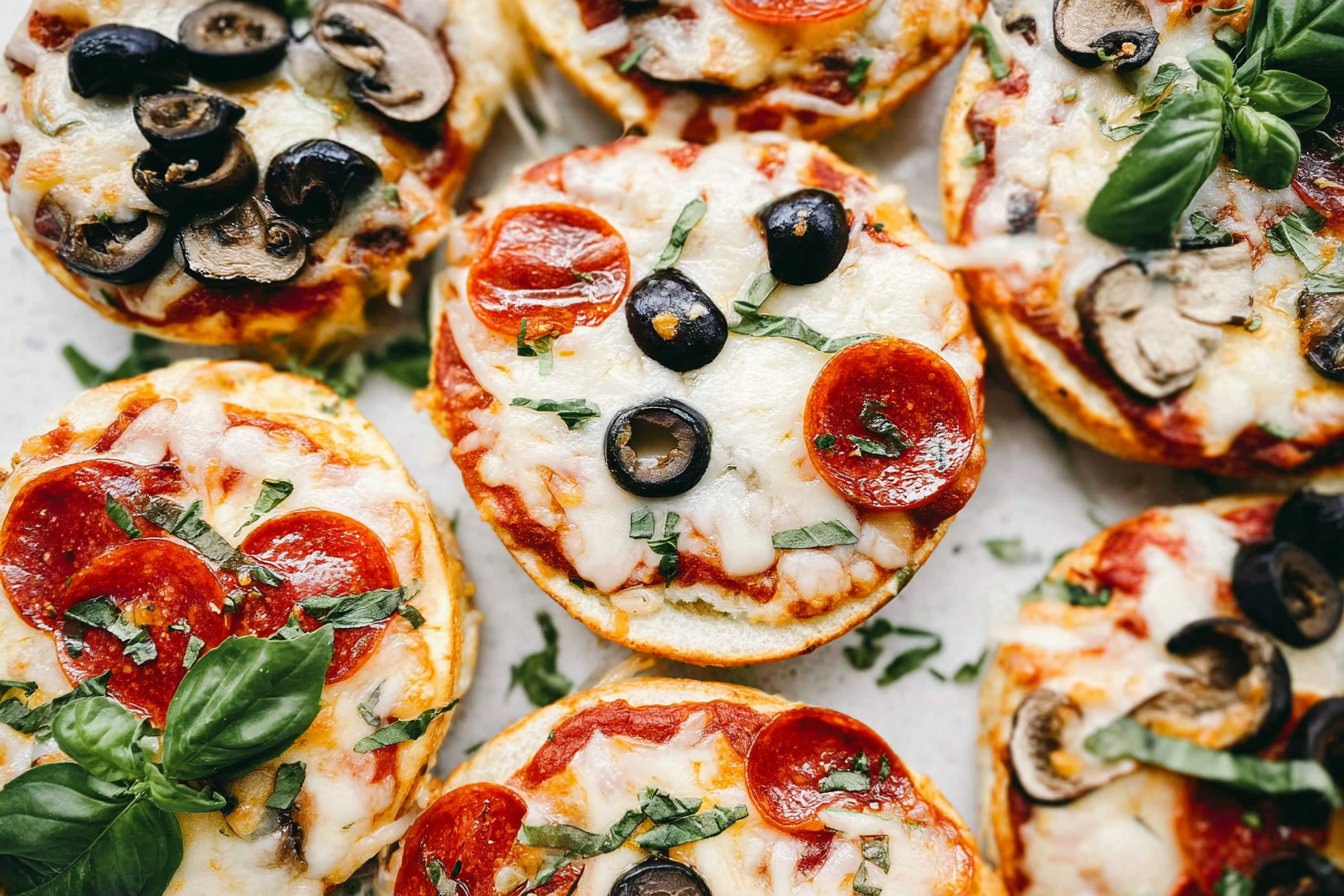 English Muffin Pizza Recipes For Quick And Tasty Homemade Snacks 6 English Muffin Pizzas