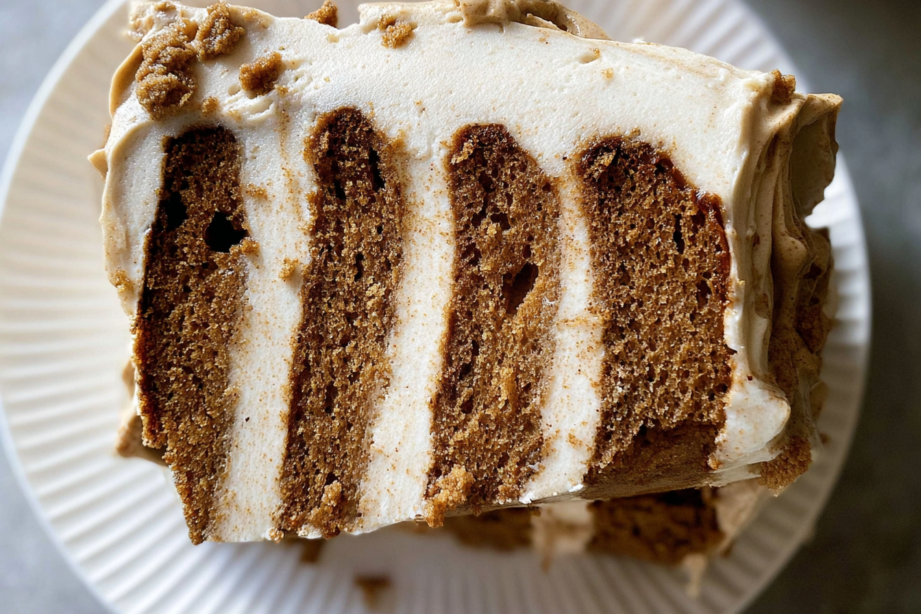 Gingerbread Cake With Biscoff Caramel Layers 6 Gingerbread Biscoff Cake
