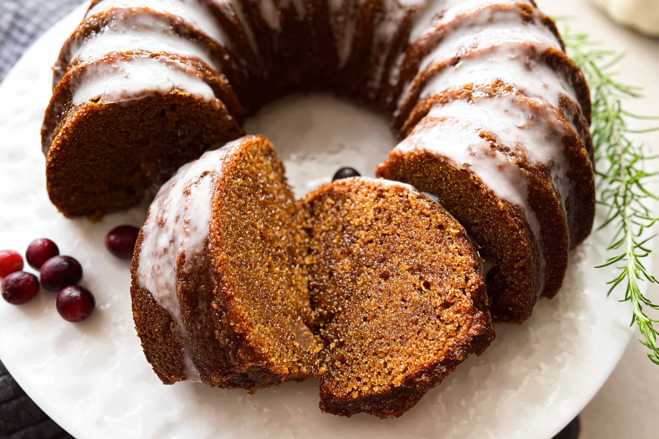 Gingerbread Bundt Cake