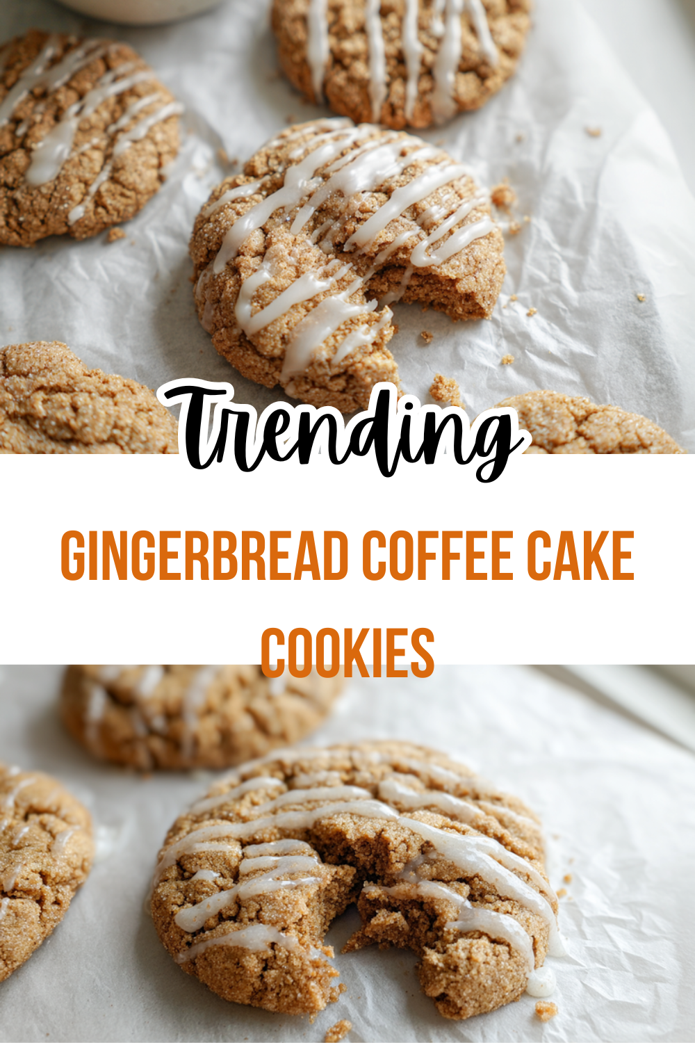 Gingerbread Coffee Cake Cookies