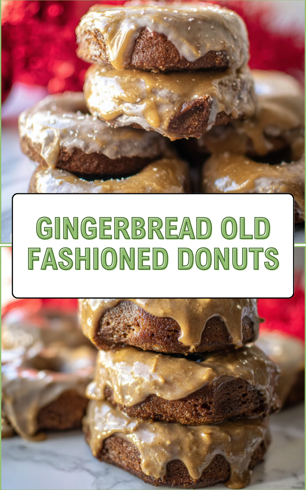 Gingerbread Old Fashioned Donuts
