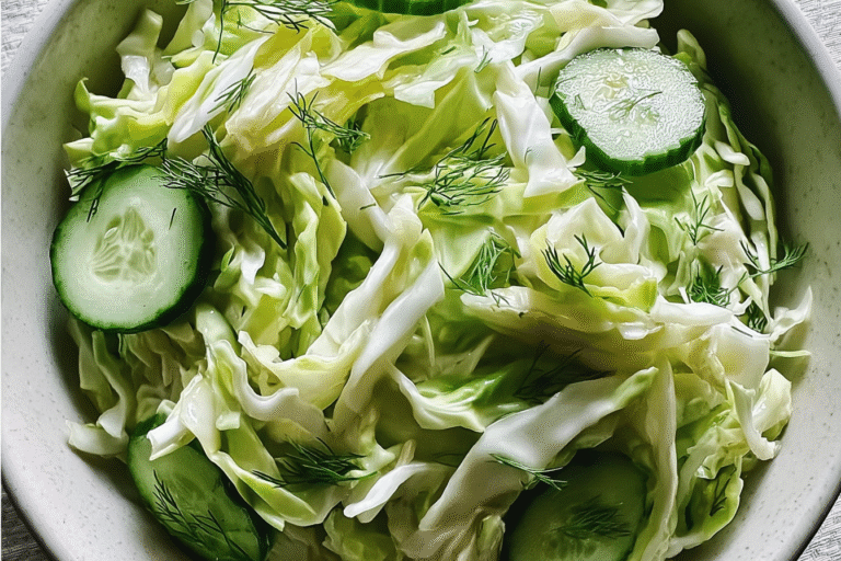Green Cabbage Cucumber Salad Recipe 90.Png