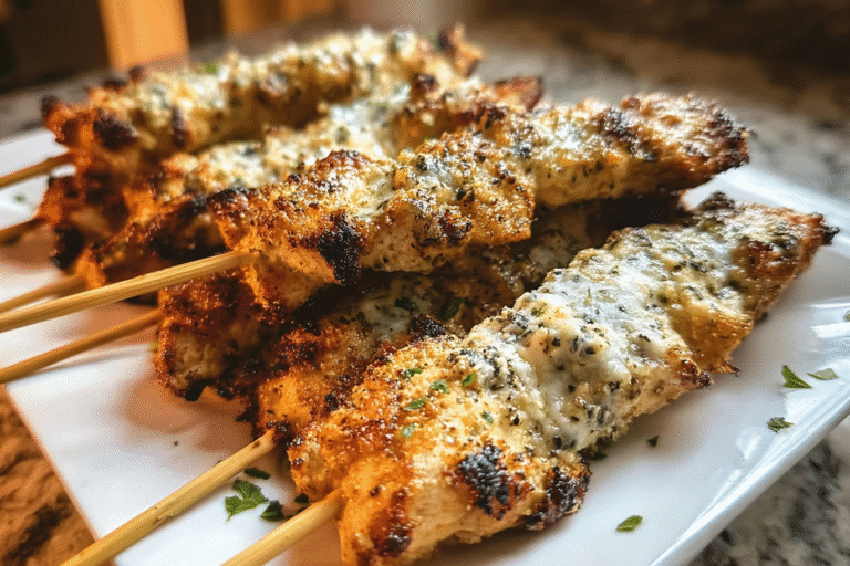 Grilled Ranch Garlic Parmesan Chicken Skewers 72.Png