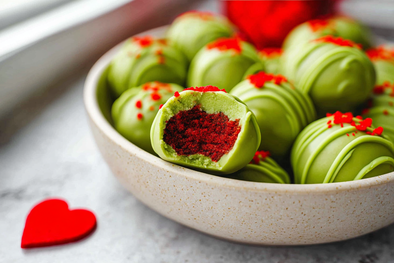 Grinch Oreo Balls