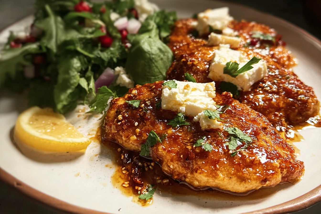 Crispy Hot Honey Feta Chicken Recipe With Bold Flavors 6 Hot Honey Feta Chicken