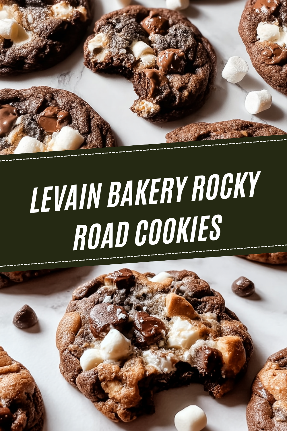 Rocky Road Cookies Recipe With Rich Chocolate And Marshmallow Mix 7 Levain Bakery Rocky Road Cookies