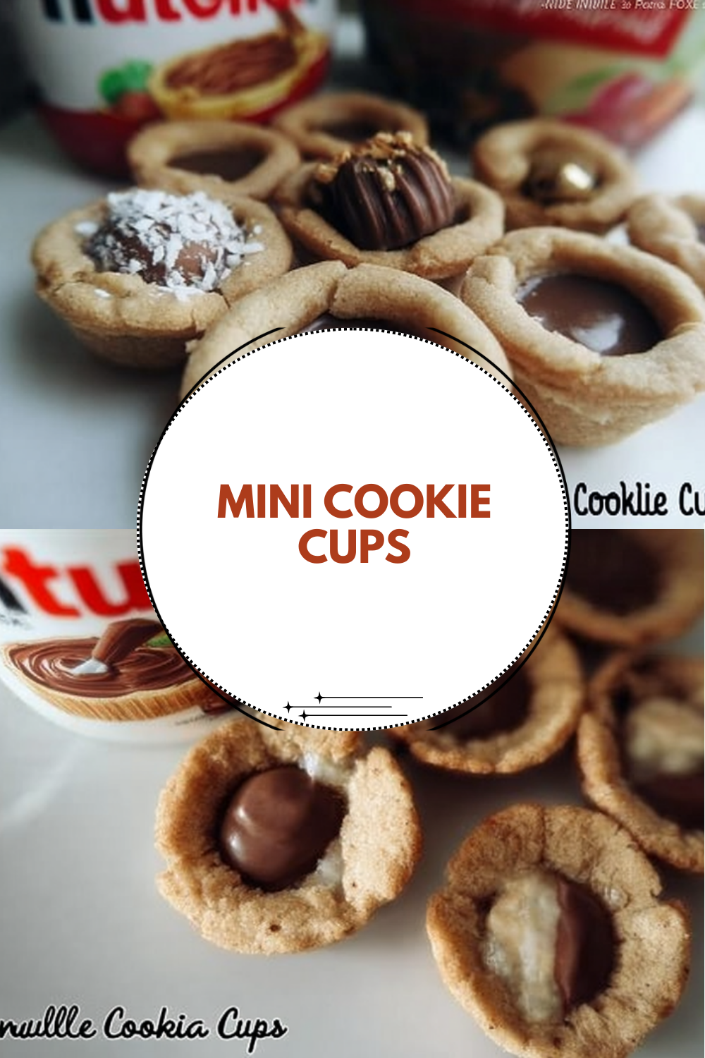 Muffin Tin Perfect Chocolate Chip Cookie Cup 7 Mini Cookie Cups