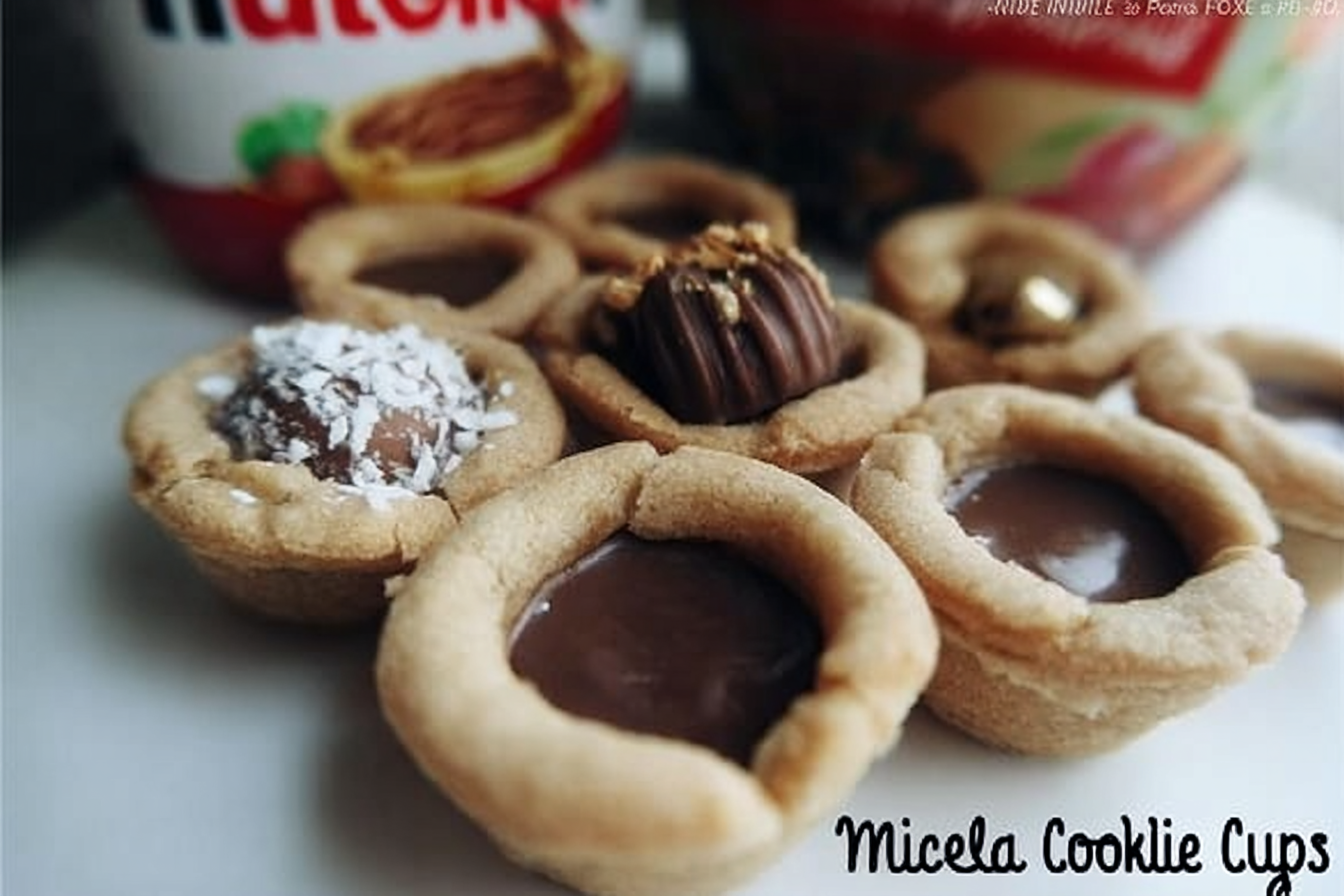 Muffin Tin Perfect Chocolate Chip Cookie Cup 6 Mini Cookie Cups