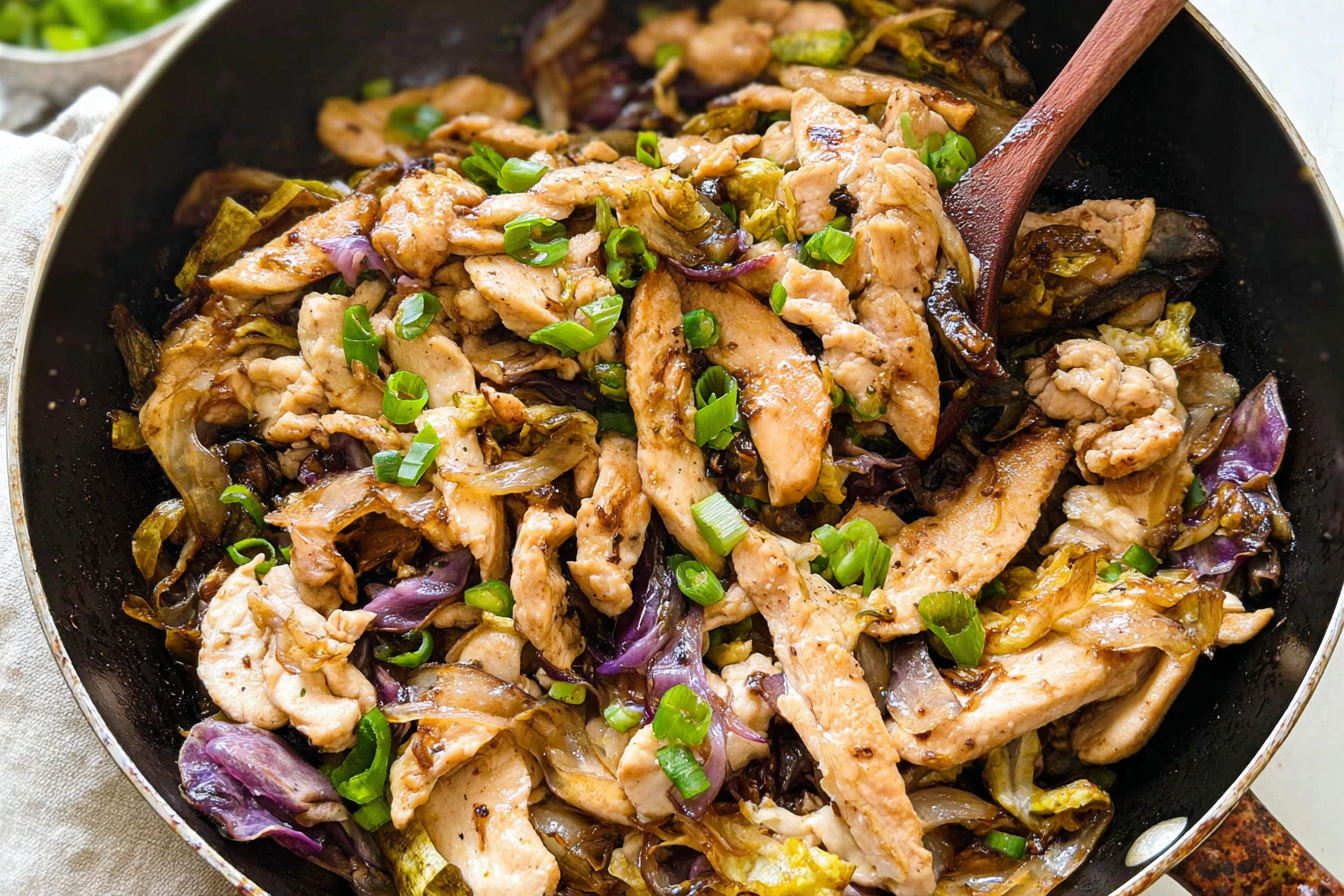 Moo Shu Chicken Recipe With Easy Homemade Pancakes 6 Moo Shu Chicken