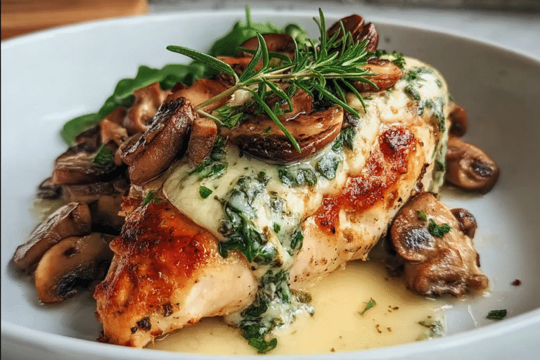 Mushroom Stuffed Chicken Breast Recipe 75.Png
