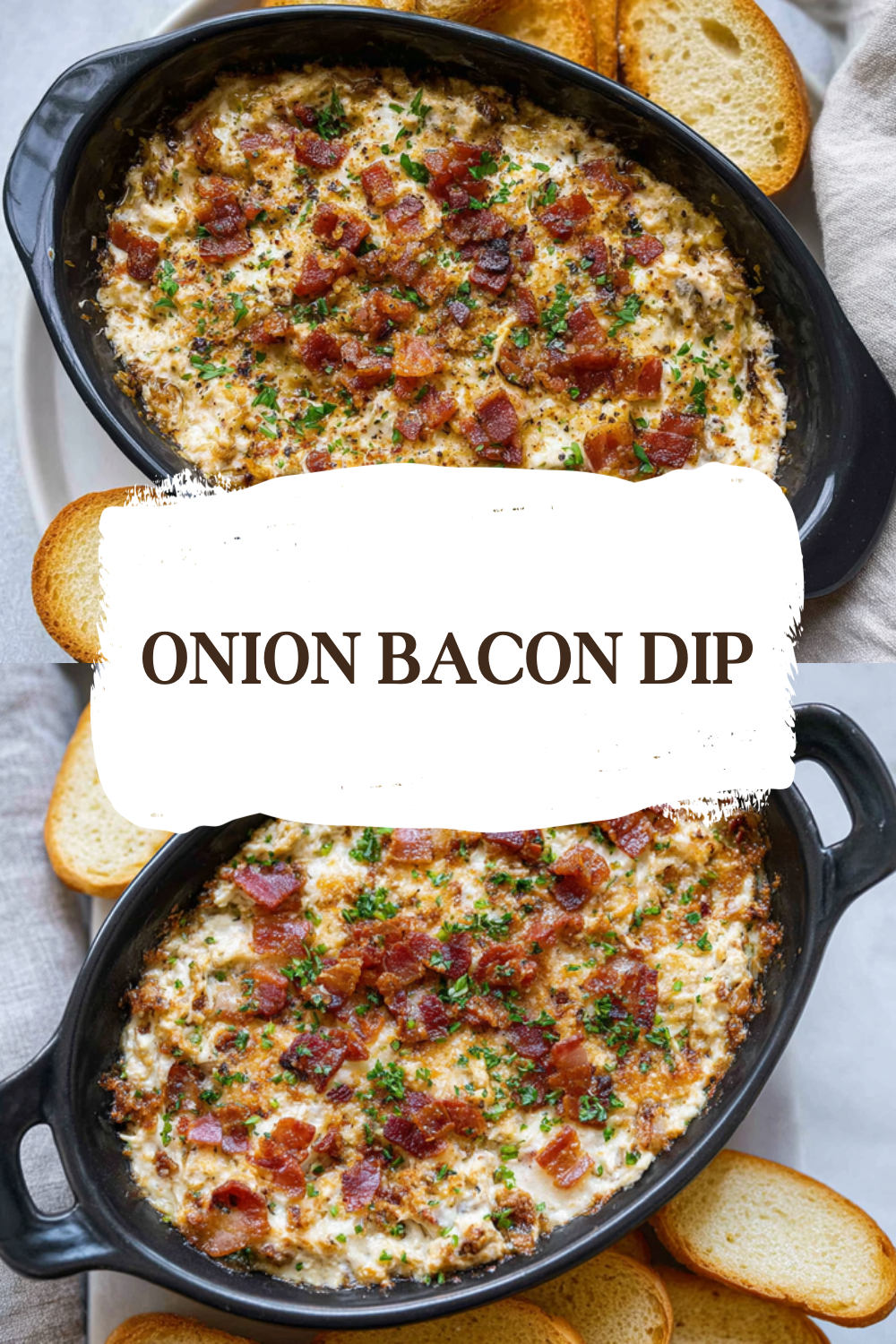Caramelized Bacon Onion Party Dip 7 Onion Bacon Dip