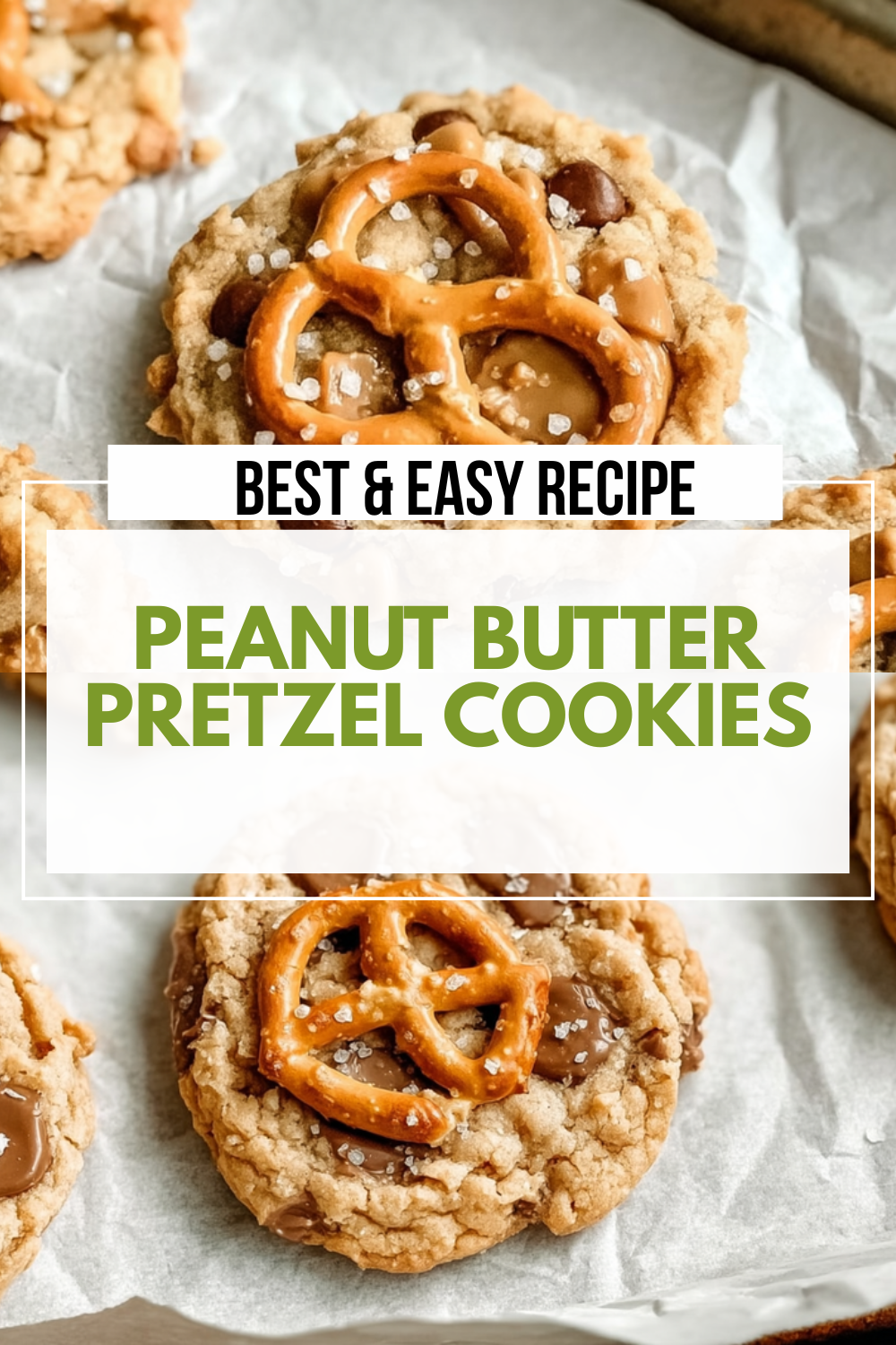 Peanut Butter Pretzel Cookies
