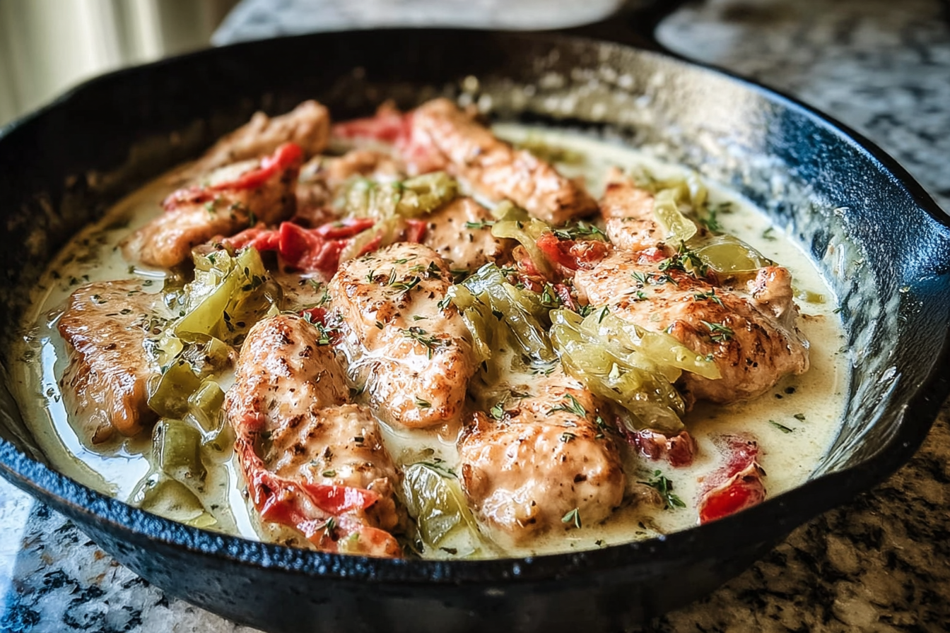 Pepperoncini Chicken Skillet Recipe