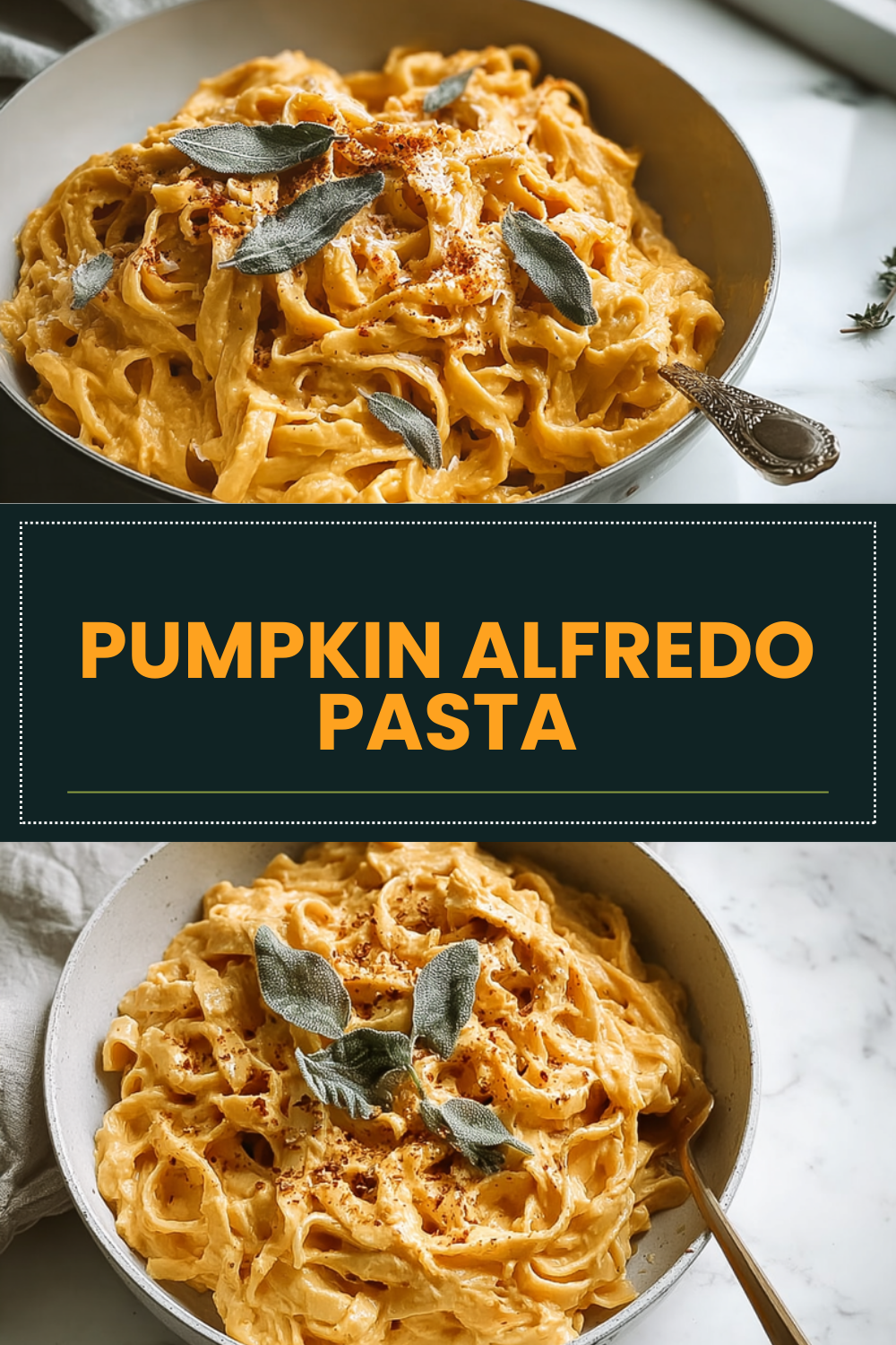 Pumpkin Alfredo Pasta