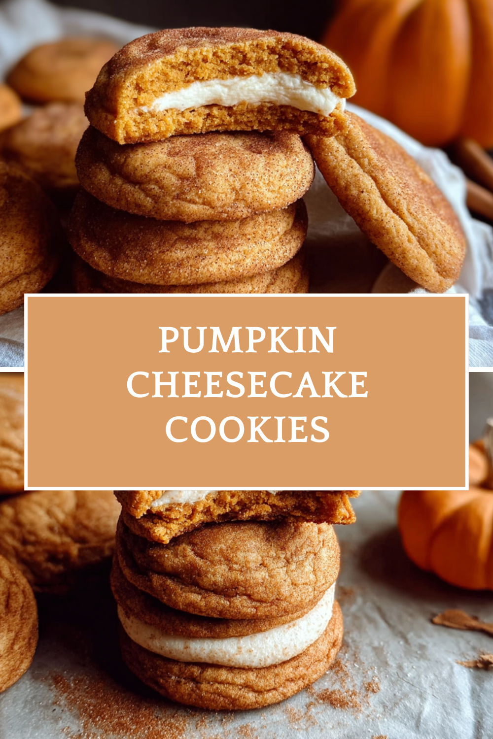 Pumpkin Cheesecake Cookies Recipe With Creamy Spiced Filling 7 Pumpkin Cheesecake Cookies