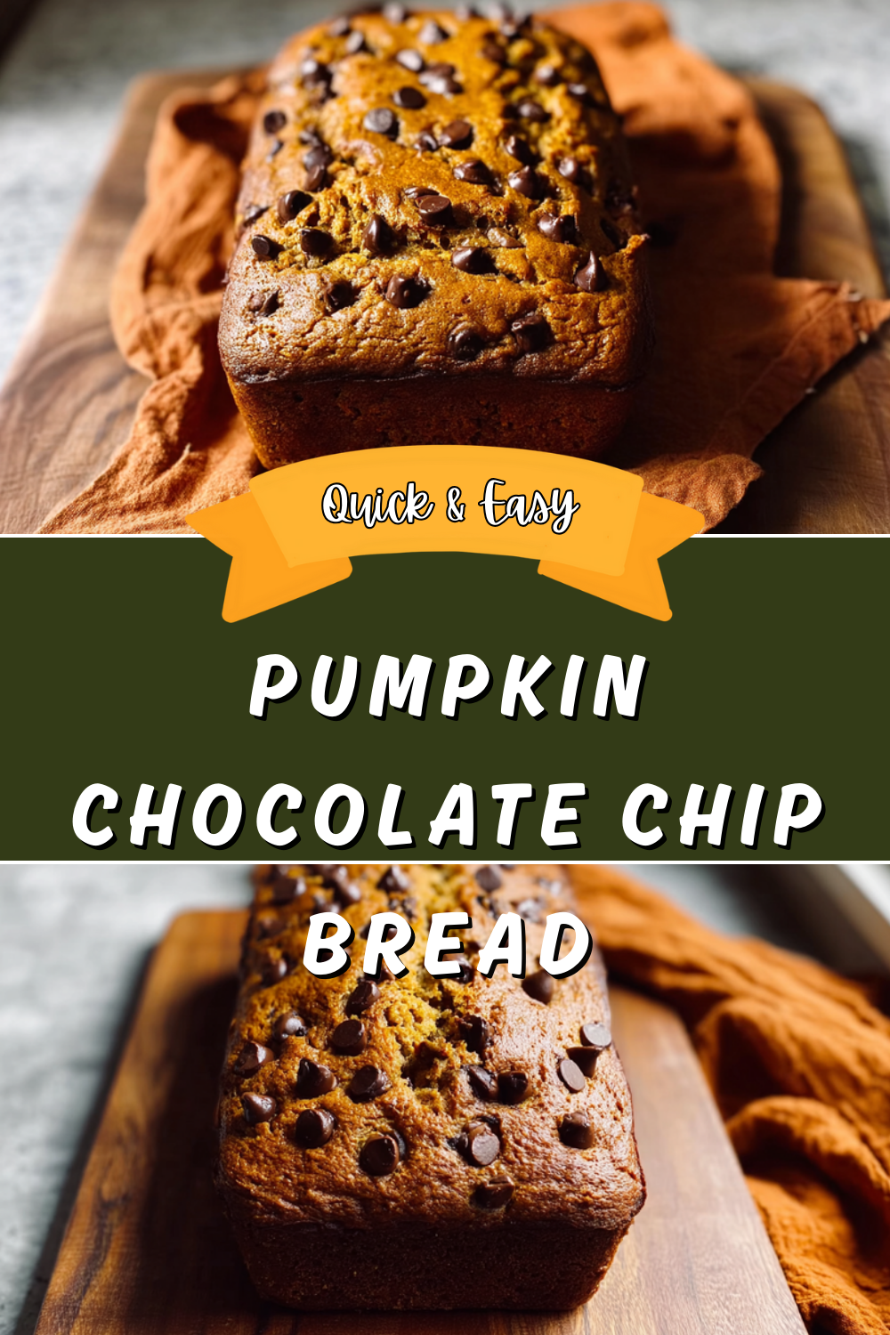 Pumpkin Chocolate Chip Bread Recipe With Warm Spices And Sweet Chocolate 7 Pumpkin Chocolate Chip Bread