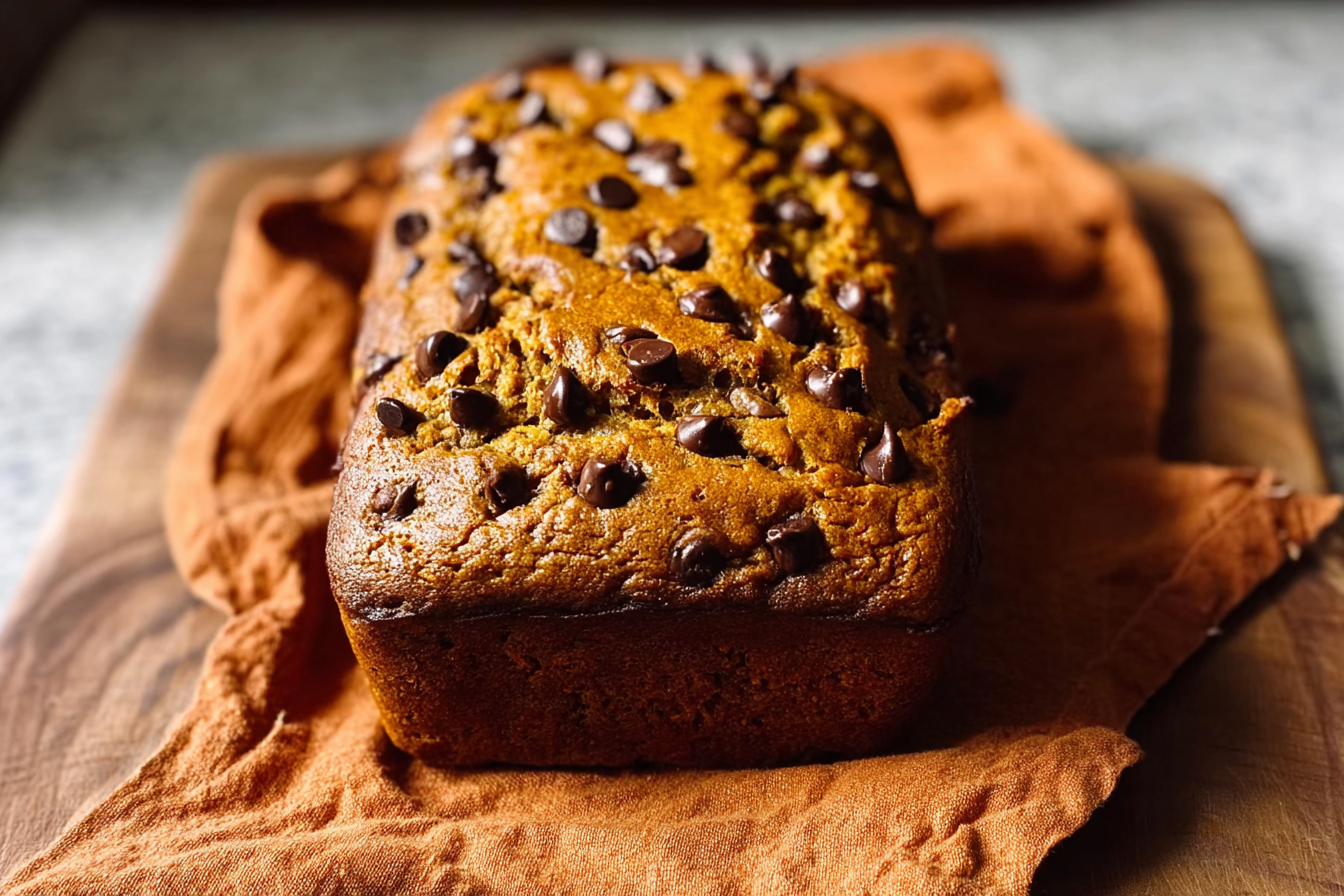 Pumpkin Chocolate Chip Bread Recipe With Warm Spices And Sweet Chocolate 6 Pumpkin Chocolate Chip Bread