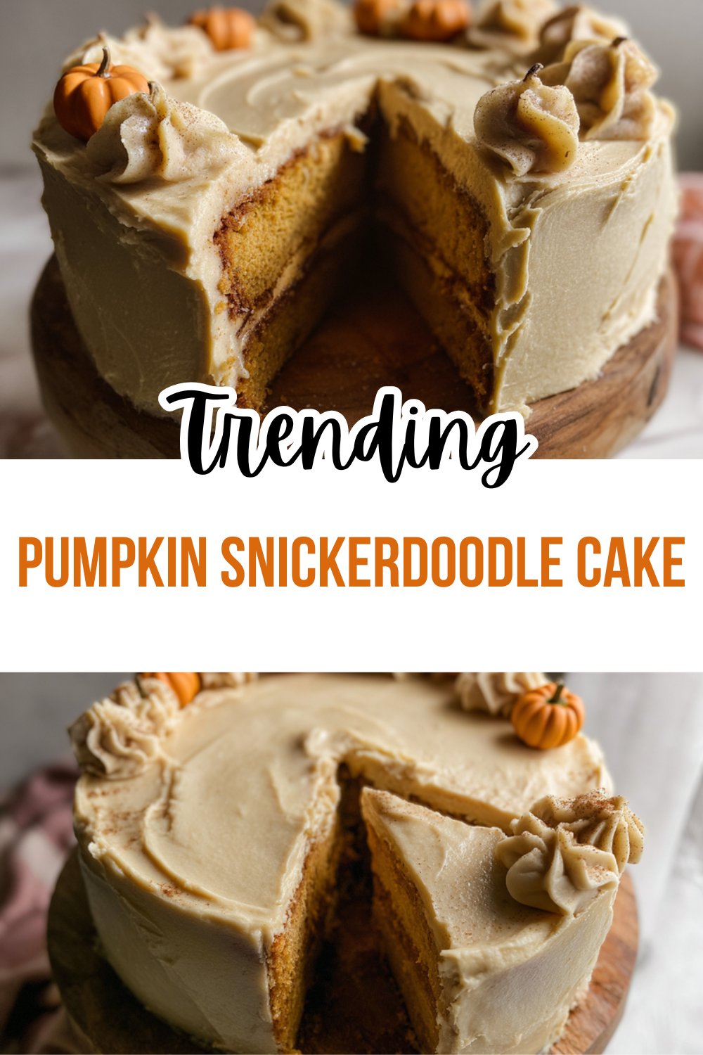 Pumpkin Snickerdoodle Cake