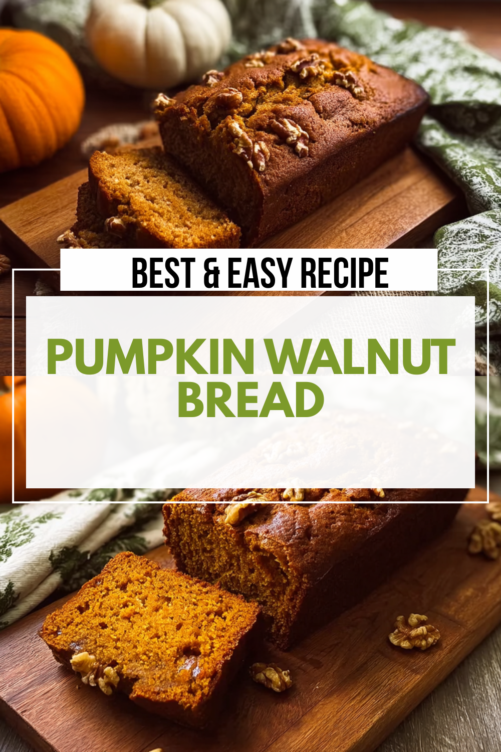 Pumpkin Walnut Bread