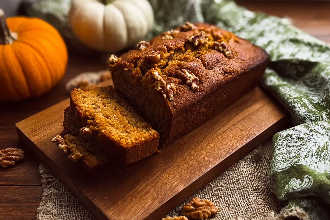 Pumpkin Walnut Bread