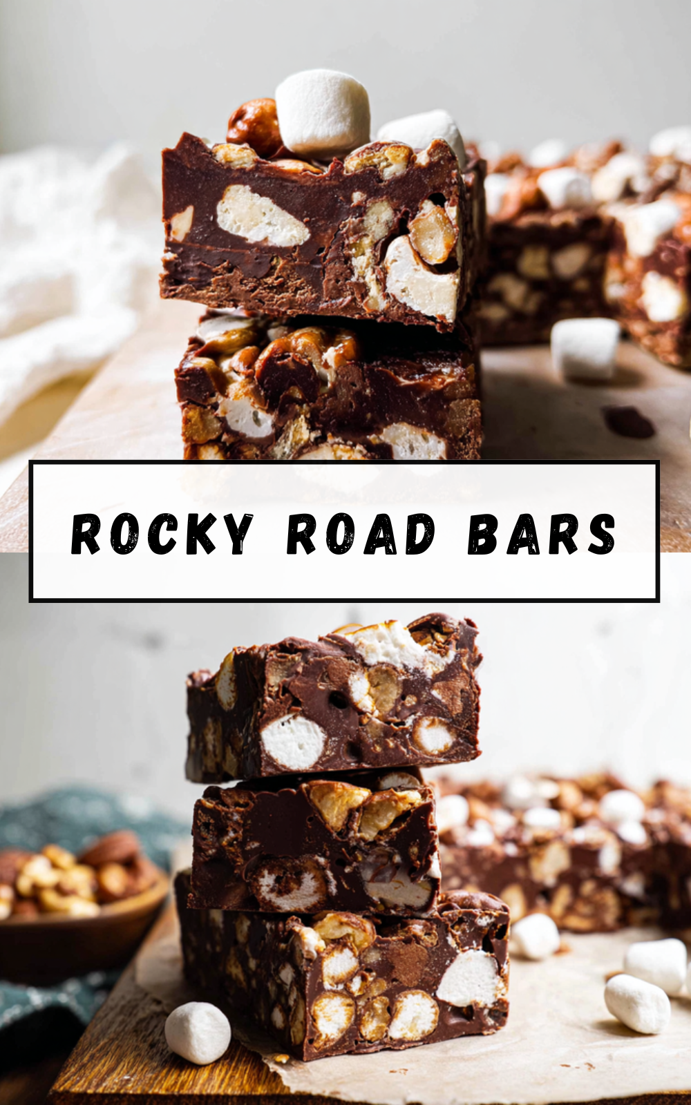 Rocky Road Bars Recipe With Classic Mix Of Chocolate And Marshmallows 7 Rocky Road Bars