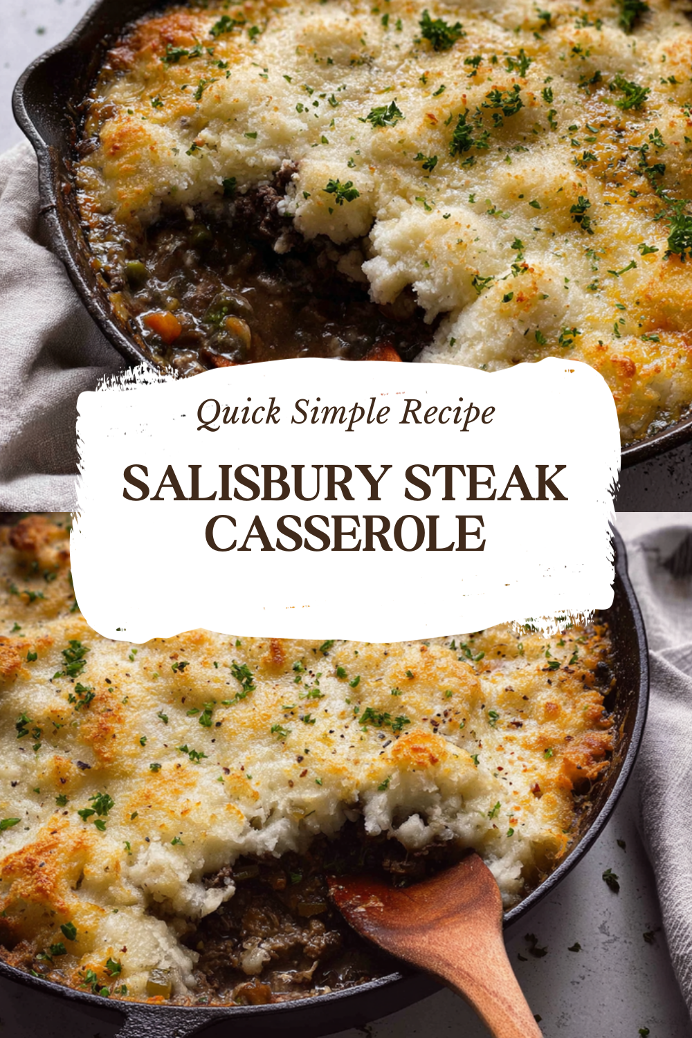 Salisbury Steak Casserole Recipe With Savory Gravy And Comforting Sides 7 Salisbury Steak Casserole